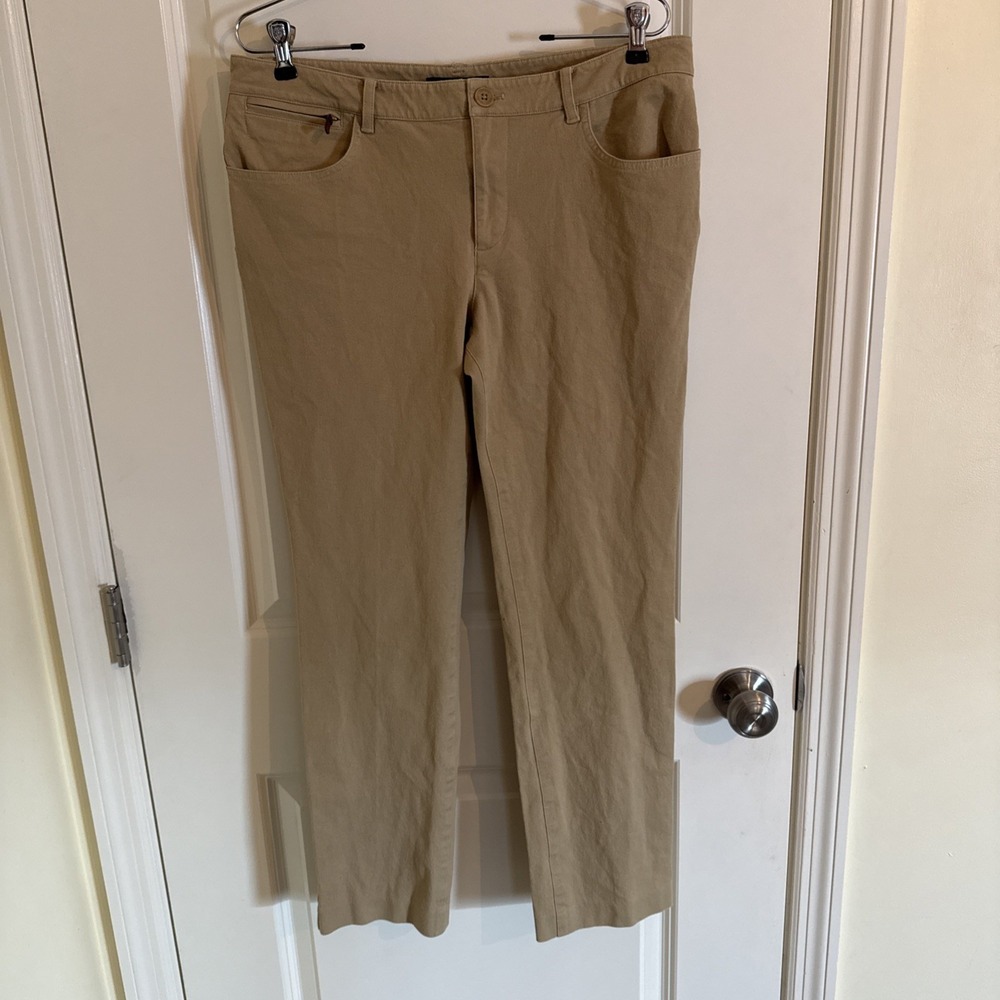 Lauren Ralph Lauren Women's Khaki Stretch Jeans Size 12